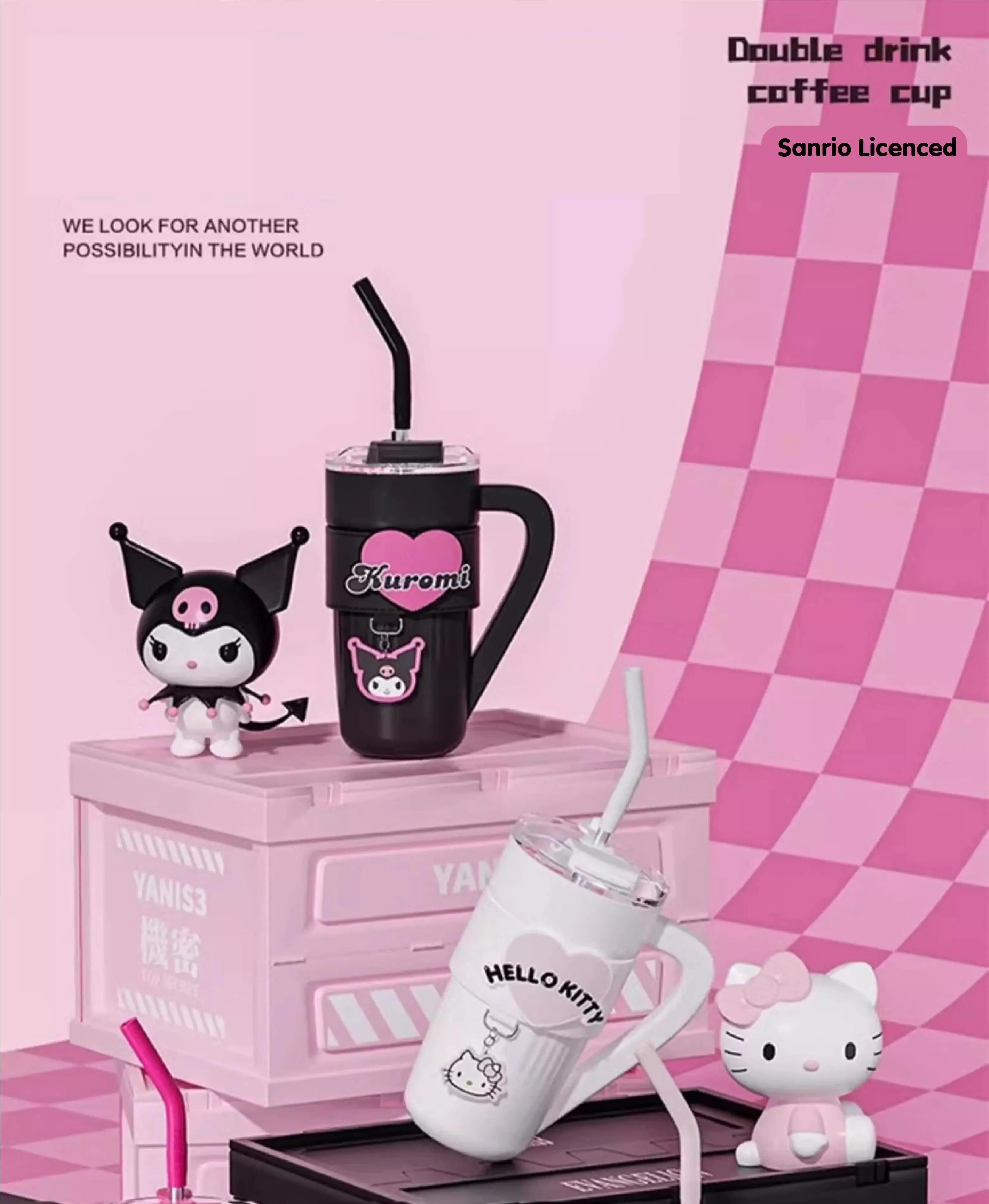 Sanrio Heart Sleeve Leak-proof Tumbler 40 Oz