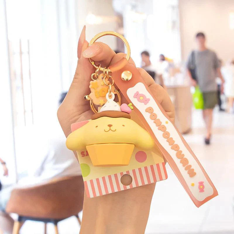 Sanrio Snack-Themed Keychain