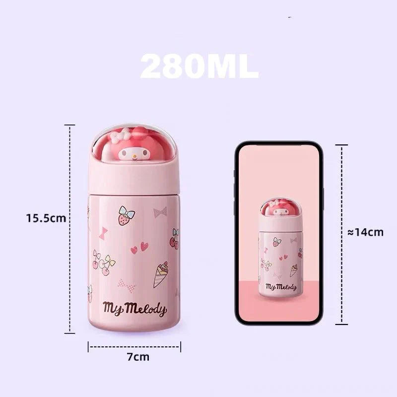 Sanrio Space Capsule Water Thermos Bottles (350m)