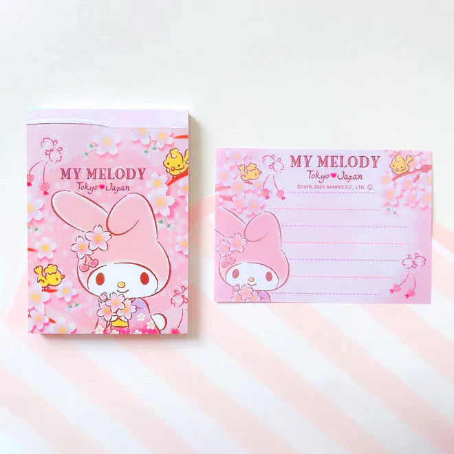 Sanrio Characters Sakura Memo Pad