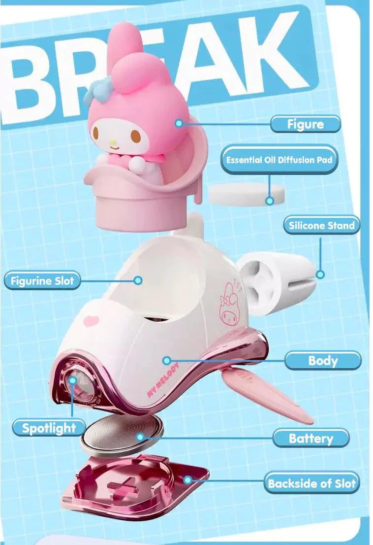 Sanrio Spaceship Car Air Freshener