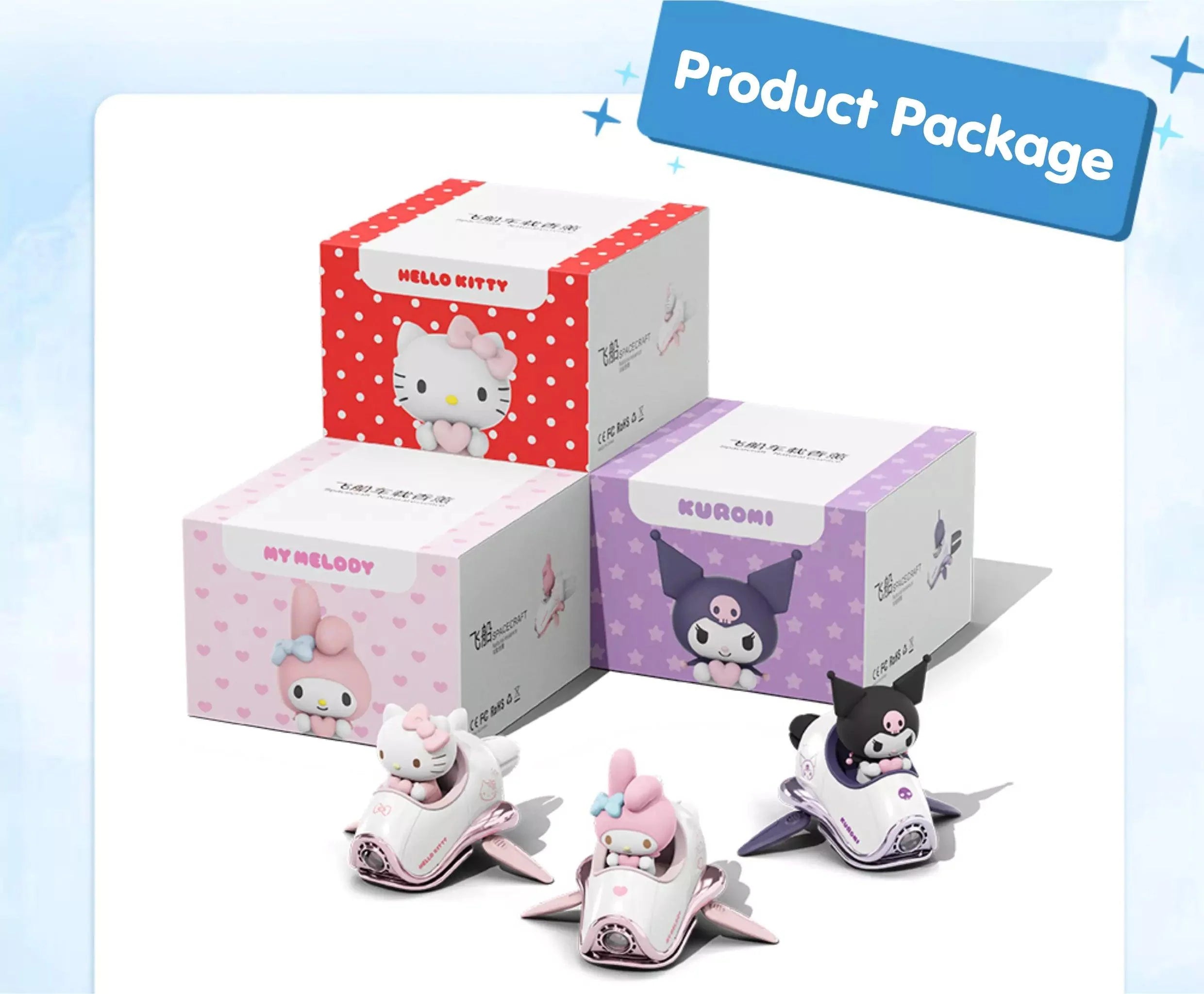 Sanrio Spaceship Car Air Freshener