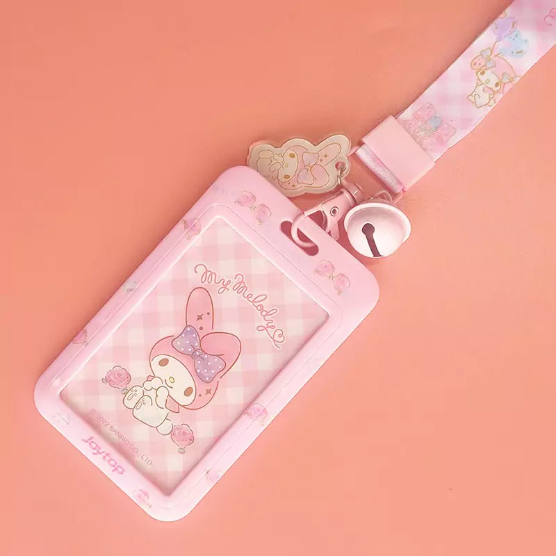 Sanrio Photocard Holder with Bell Keychain