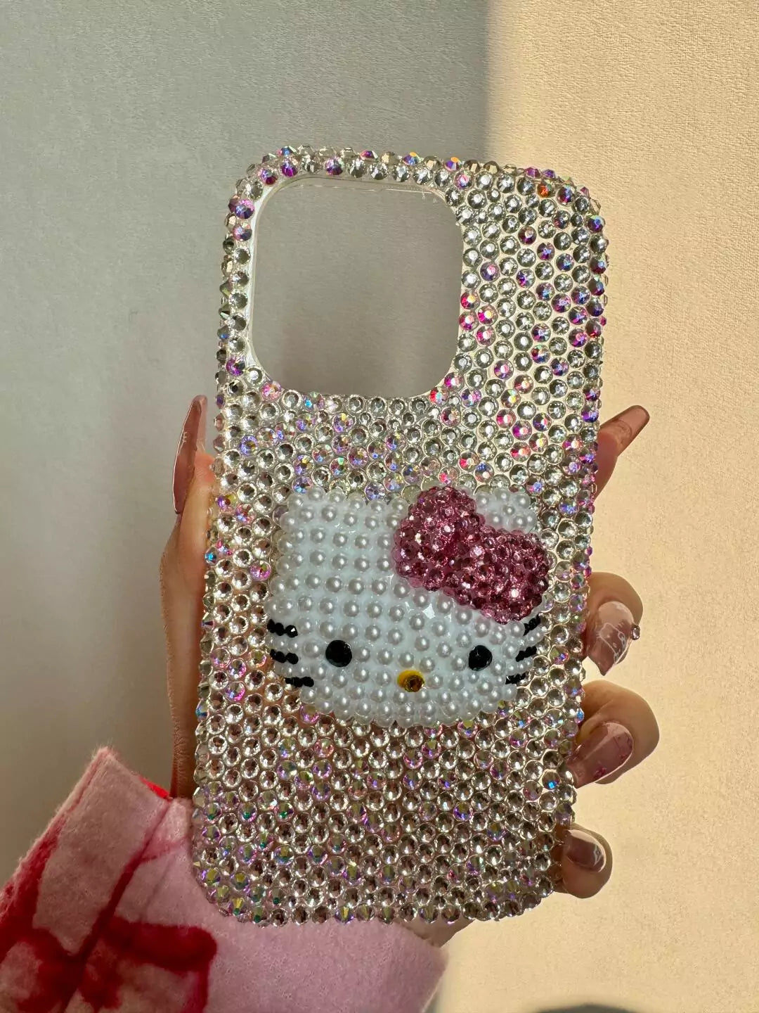 Hello Kitty Handmade Rhinestone Diamond Phone Case
