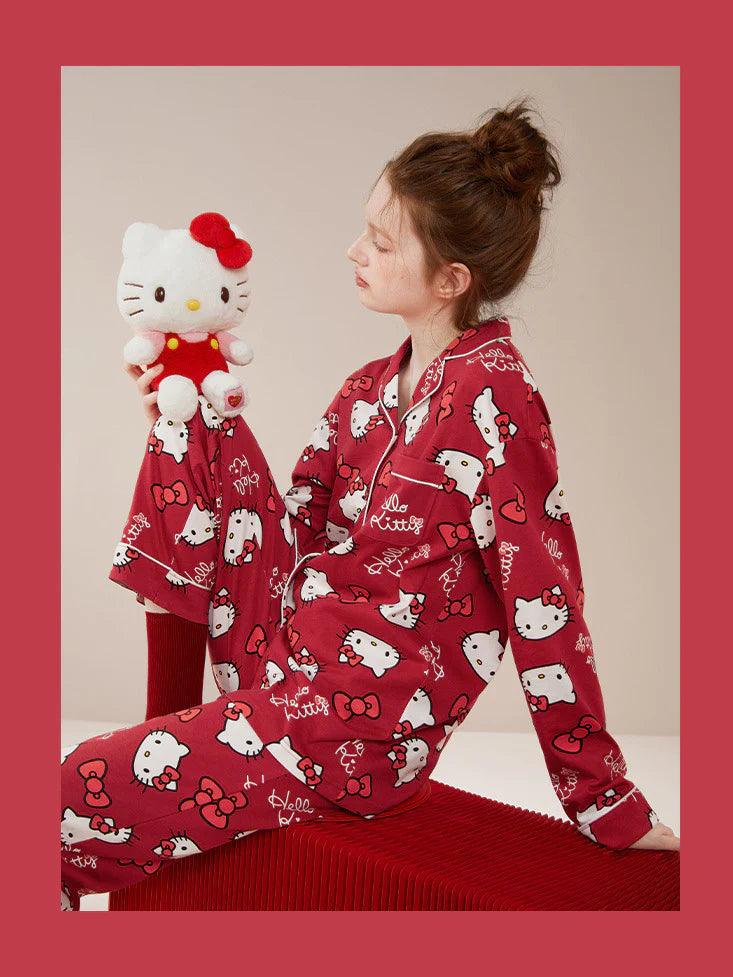 Hello Kitty Pajamas 100% Cotton