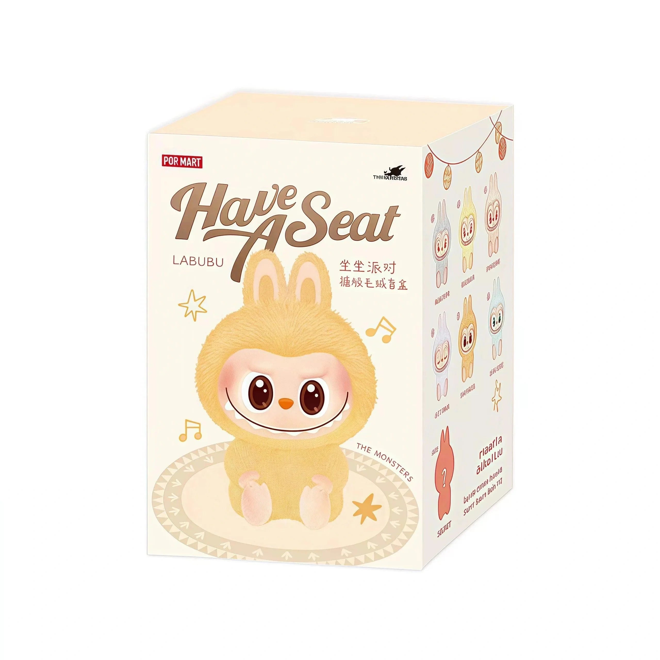 Labubu The Monsters Seated Party Vinyl Face Blind Box