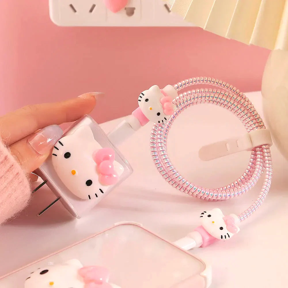 Hello Kitty Charger Cover & Cable Protector