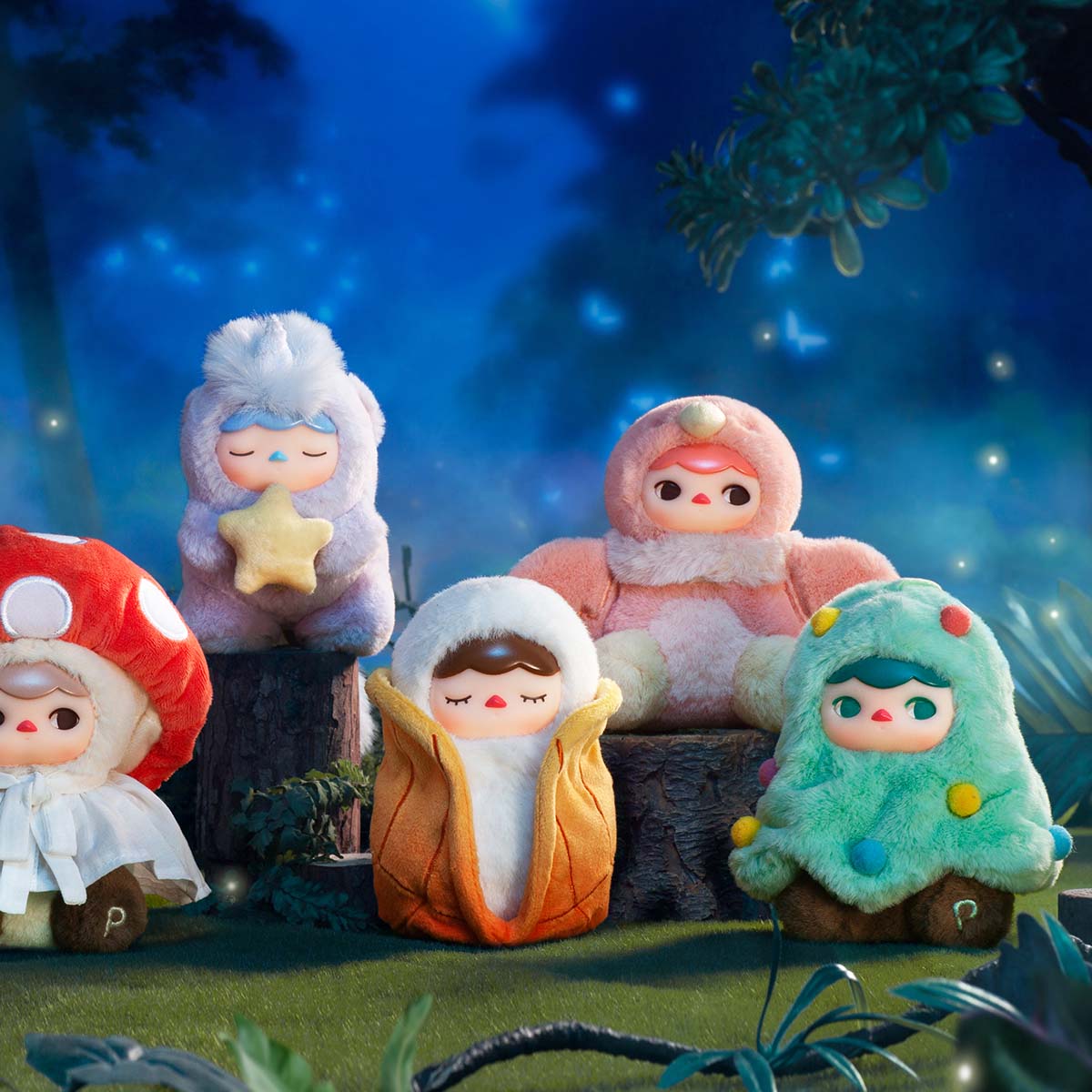 PUCKY Forest Party Series-Vinyl Plush Pendant Blind Box - Blind Box Mall