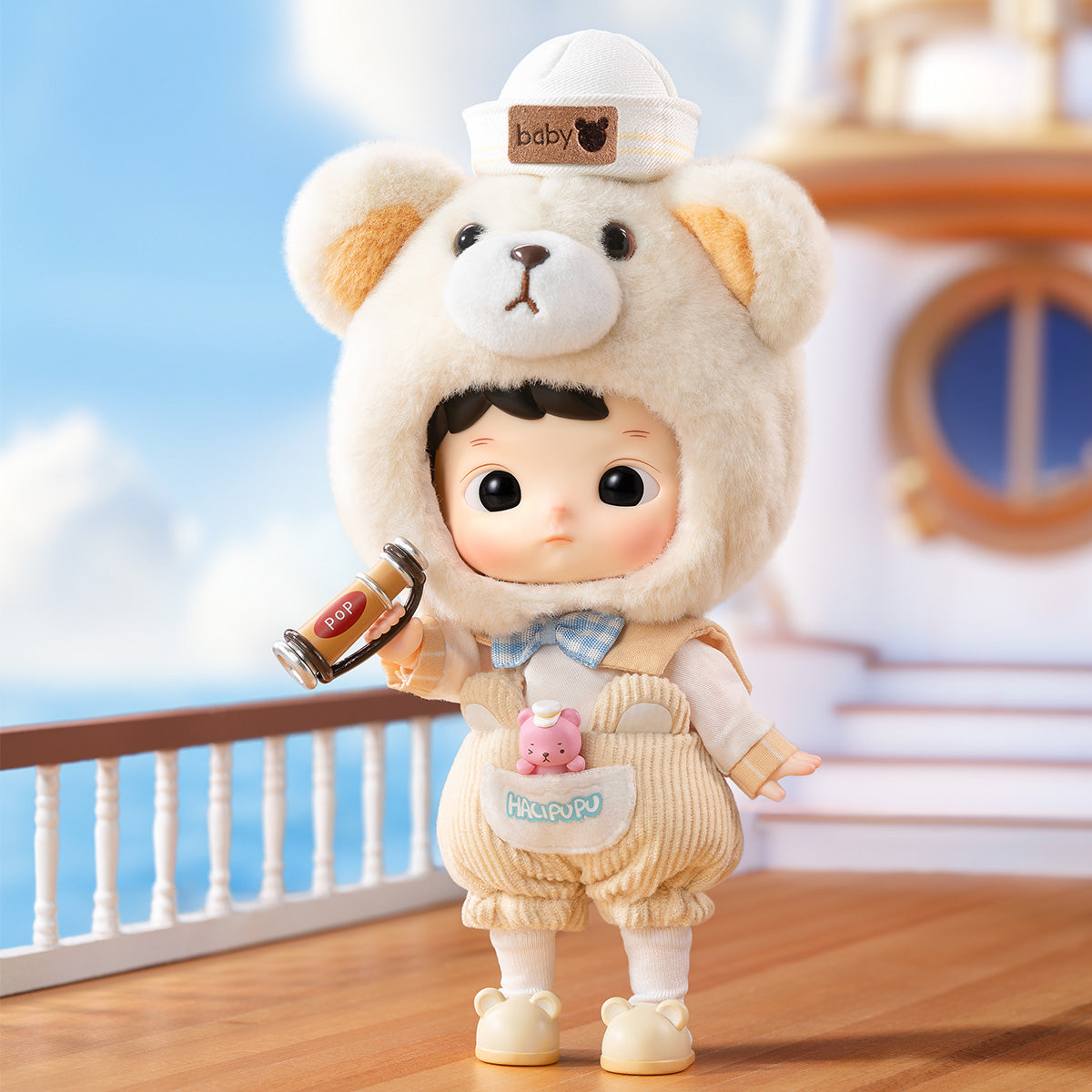 HACIPUPU Captain Bear Action Figure - Blind Box Mall