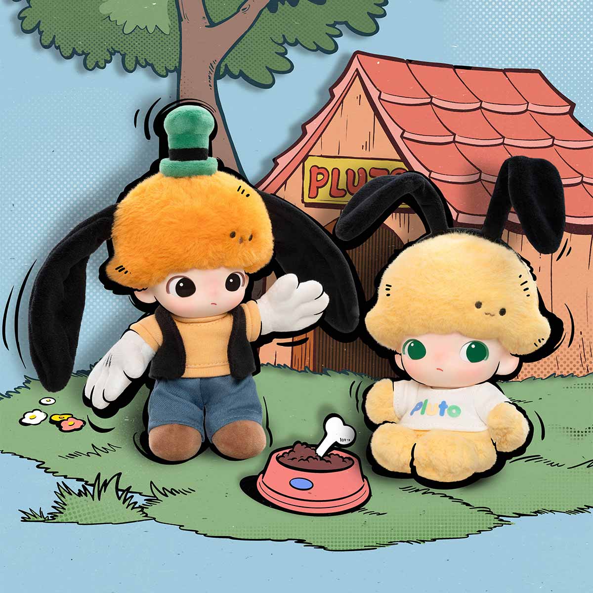 DIMOO WORLD Disney Vinyl Plush Keychain Blind Box - Blind Box Mall