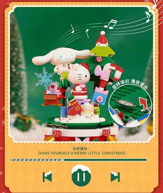 Sanrio Christmas Music Box Building Blocks