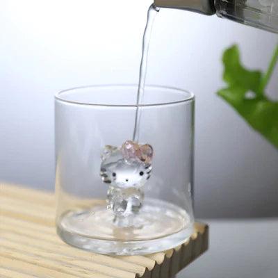 Hello Kitty 3D Glass Cup