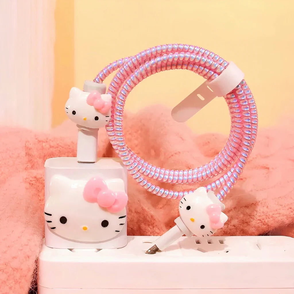 Hello Kitty Charger Cover & Cable Protector