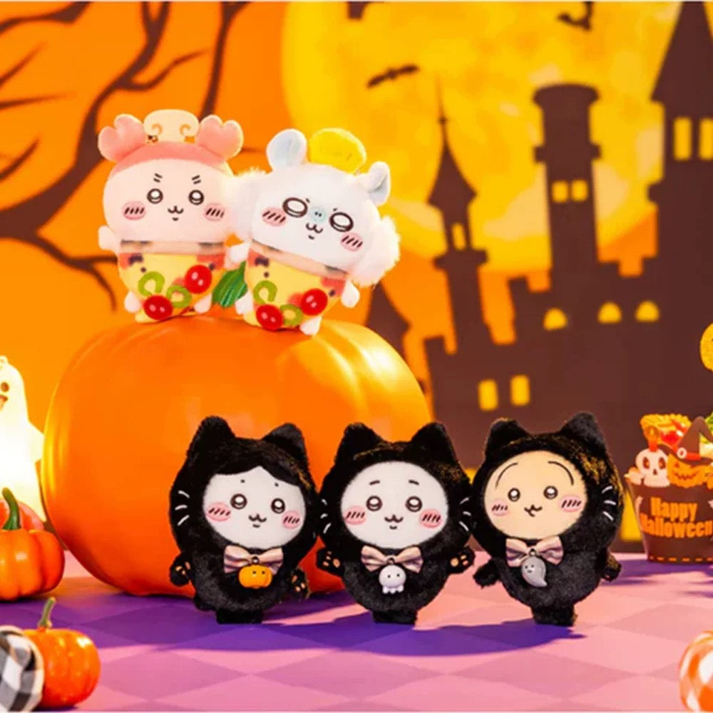š Chiikawa Halloween Mini Plush Keychain ā Spooky Cuteness 10cm Collectible!