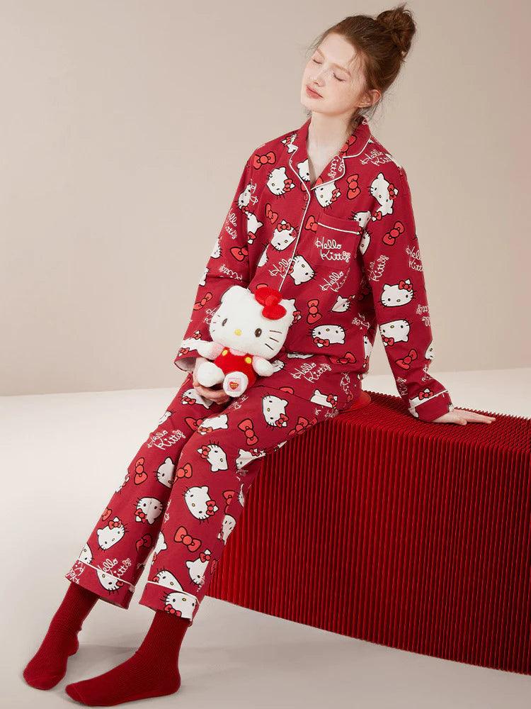 Hello Kitty Pajamas 100% Cotton