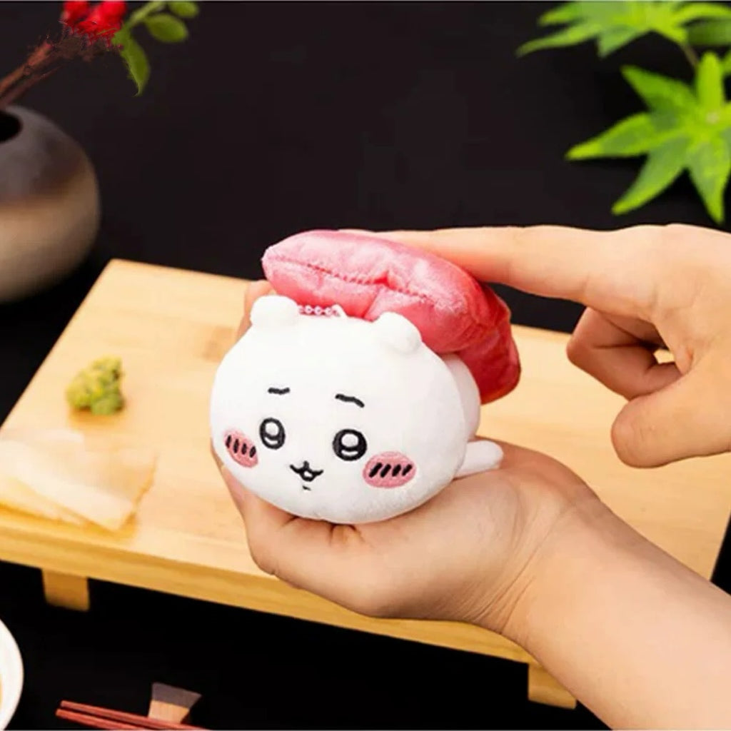 🍡 Chiikawa Kawaii Foodie Friends 10cm Mini Plush Collection 🍜 – Adorable Anime Collectible