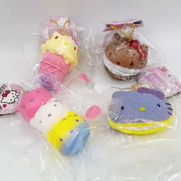 Hello Kitty Food Slow Rising Squishy Keychain