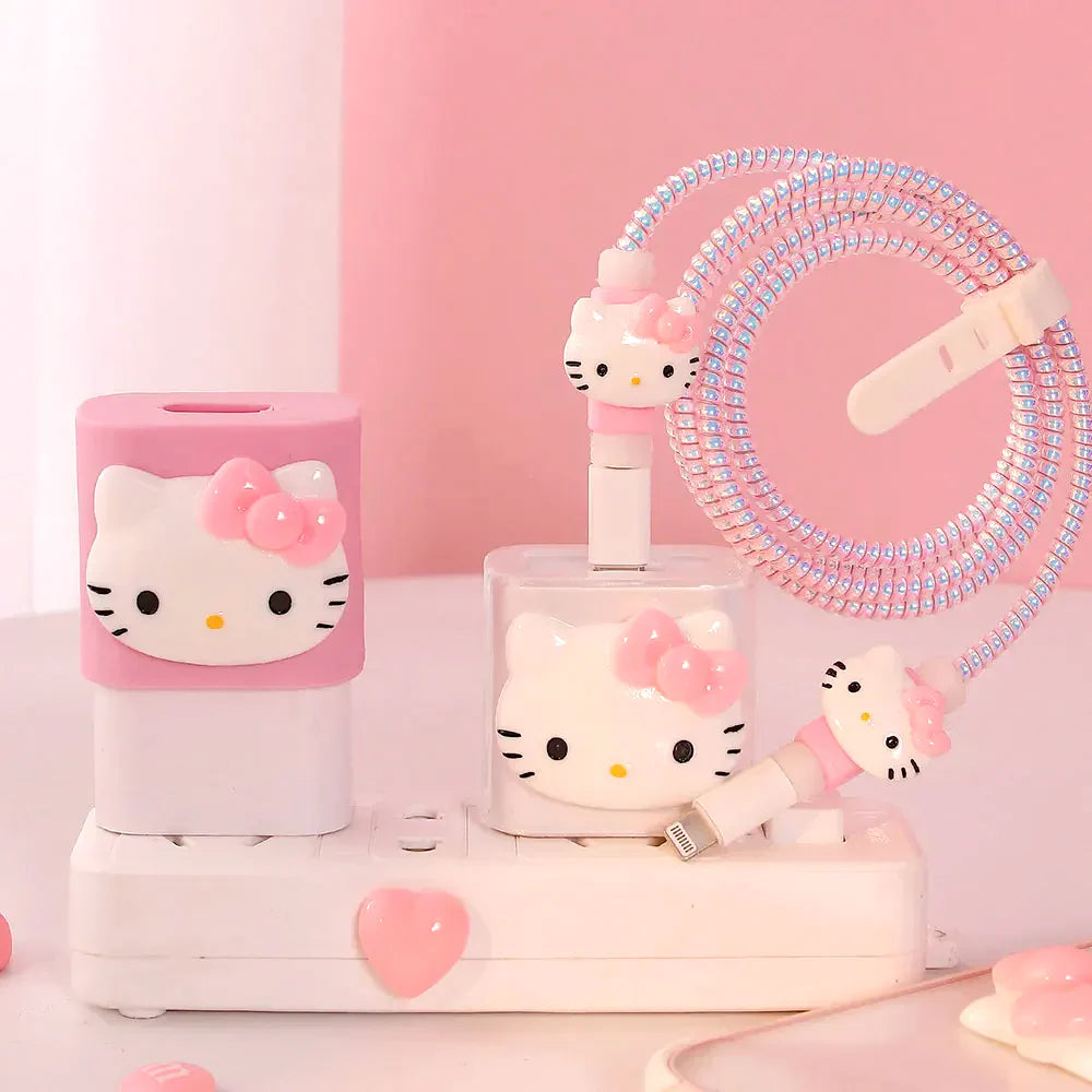 Hello Kitty Charger Cover & Cable Protector