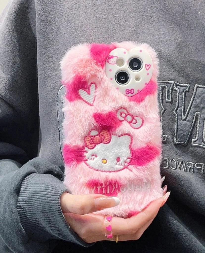 Hello Kitty Furry Phone Case