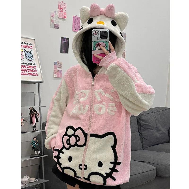 Hello Kitty Cozy Fleece Hoodie
