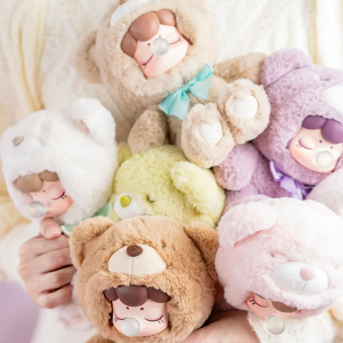 Rolife Surprise Plush Dolls - Nanci Colorful Chocolate Cutie Bears - Blind Box Mall