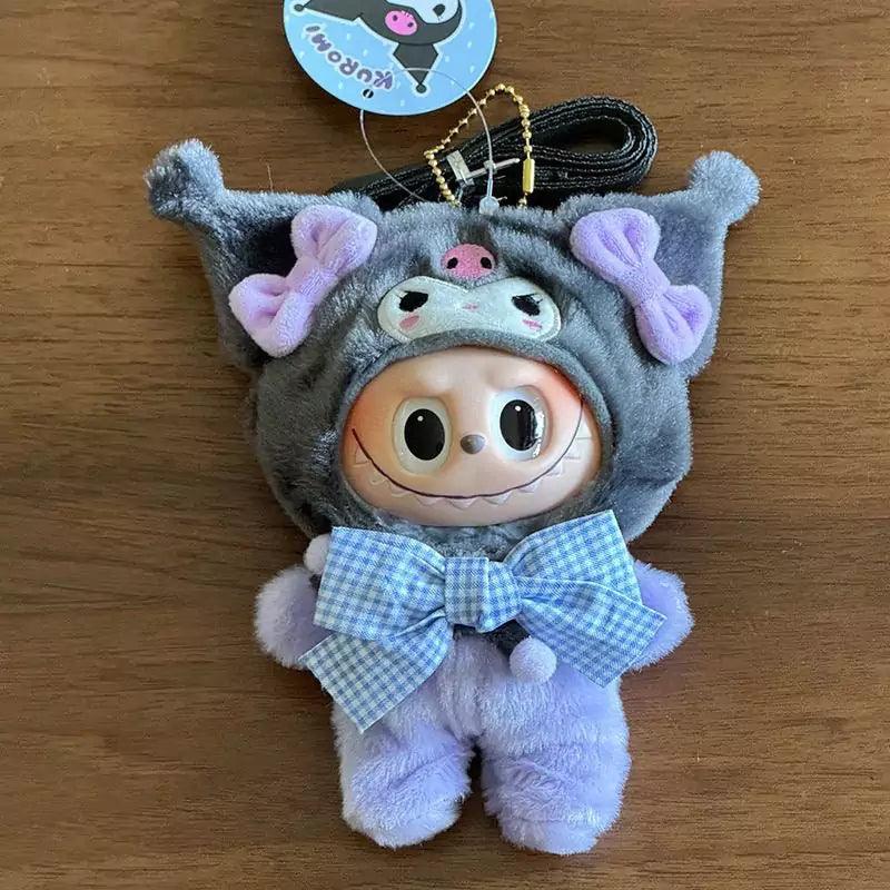 Sanrio Custom Cloth Crossbody Bag (for 17cm Labubu Plushies)