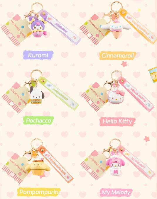 Sanrio Snack-Themed Keychain
