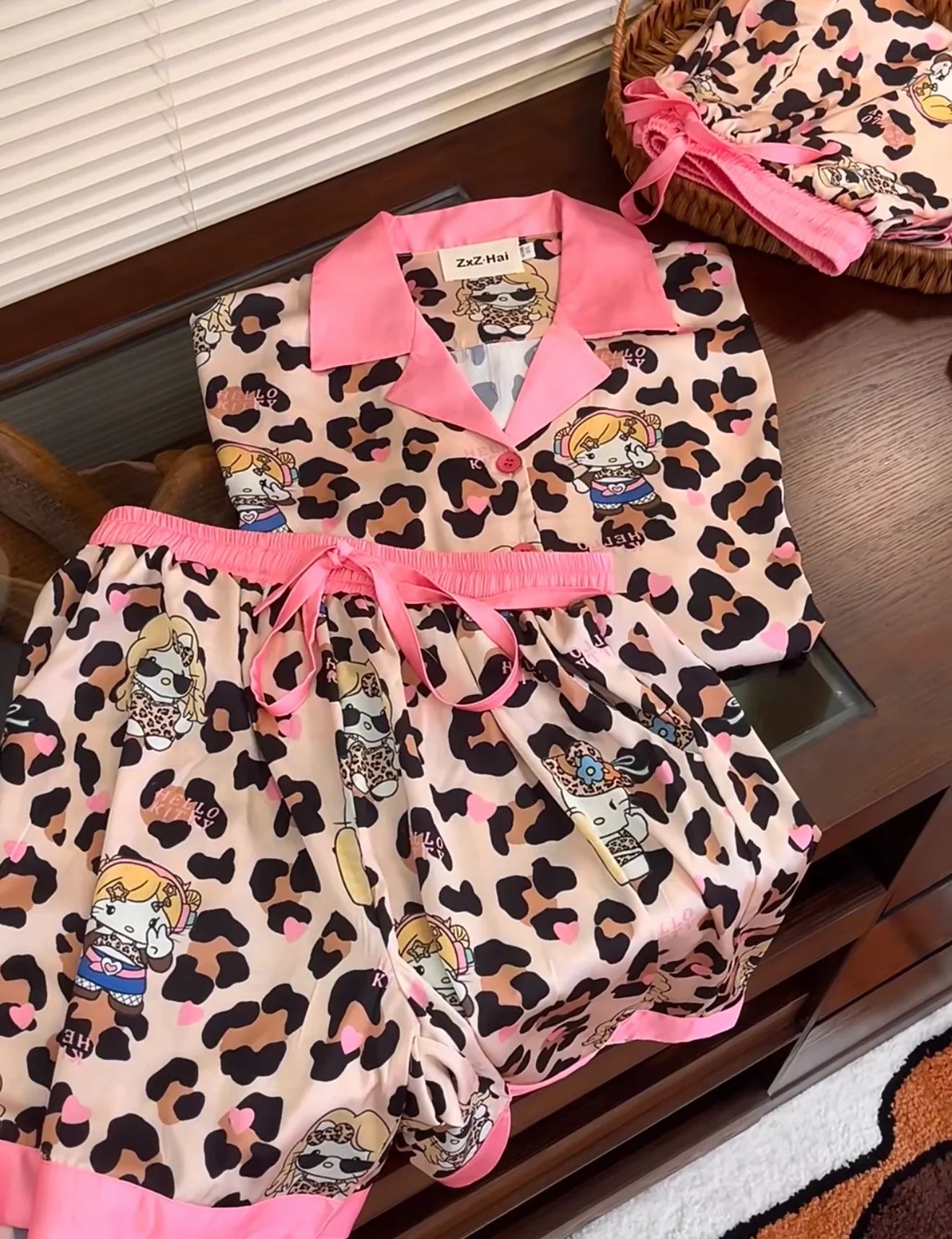 Hello Kitty Hot Pink Baddie Set