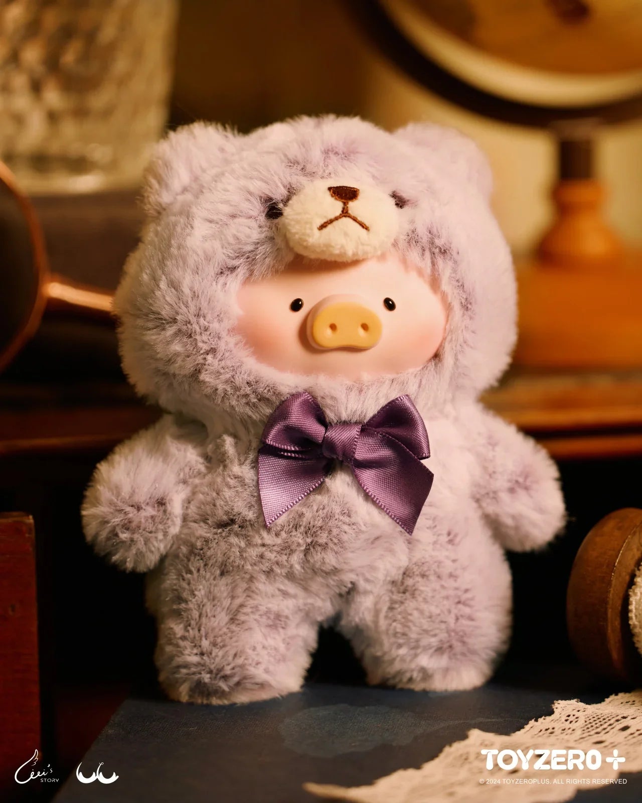 LuLu the Piggy - Vintage Teddy Shop Vinyl Face Keychain Blind Box - Blind Box Mall