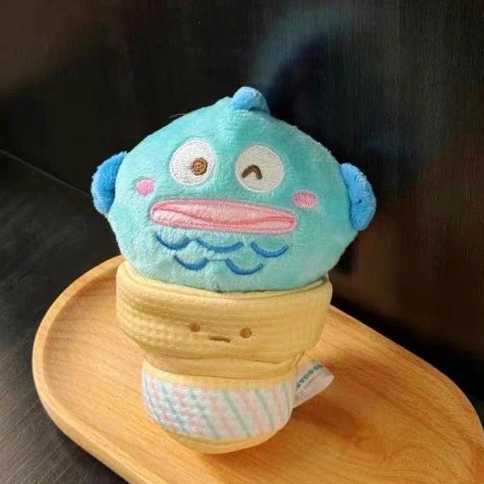 Hangyodon Burger & Ice Cream Plush Charm