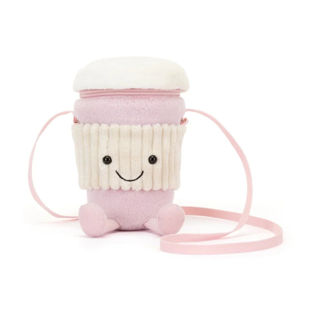 Jellycat Amuseables Coffee-To-Go Pink Bag - Blind Box Mall