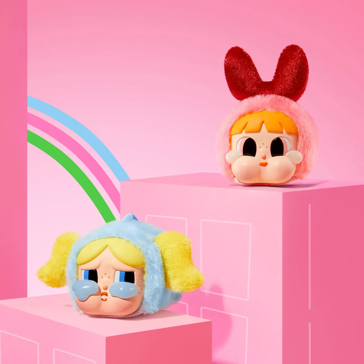 CRYBABY × Powerpuff Girls Series-Vinyl Face Plush Blind Box - Blind Box Mall
