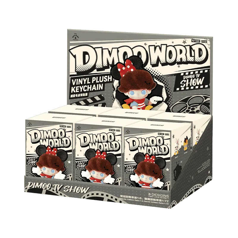 DIMOO WORLD Disney Vinyl Plush Keychain Blind Box - Blind Box Mall