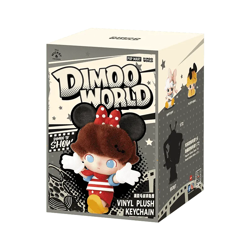 DIMOO WORLD Disney Vinyl Plush Keychain Blind Box - Blind Box Mall