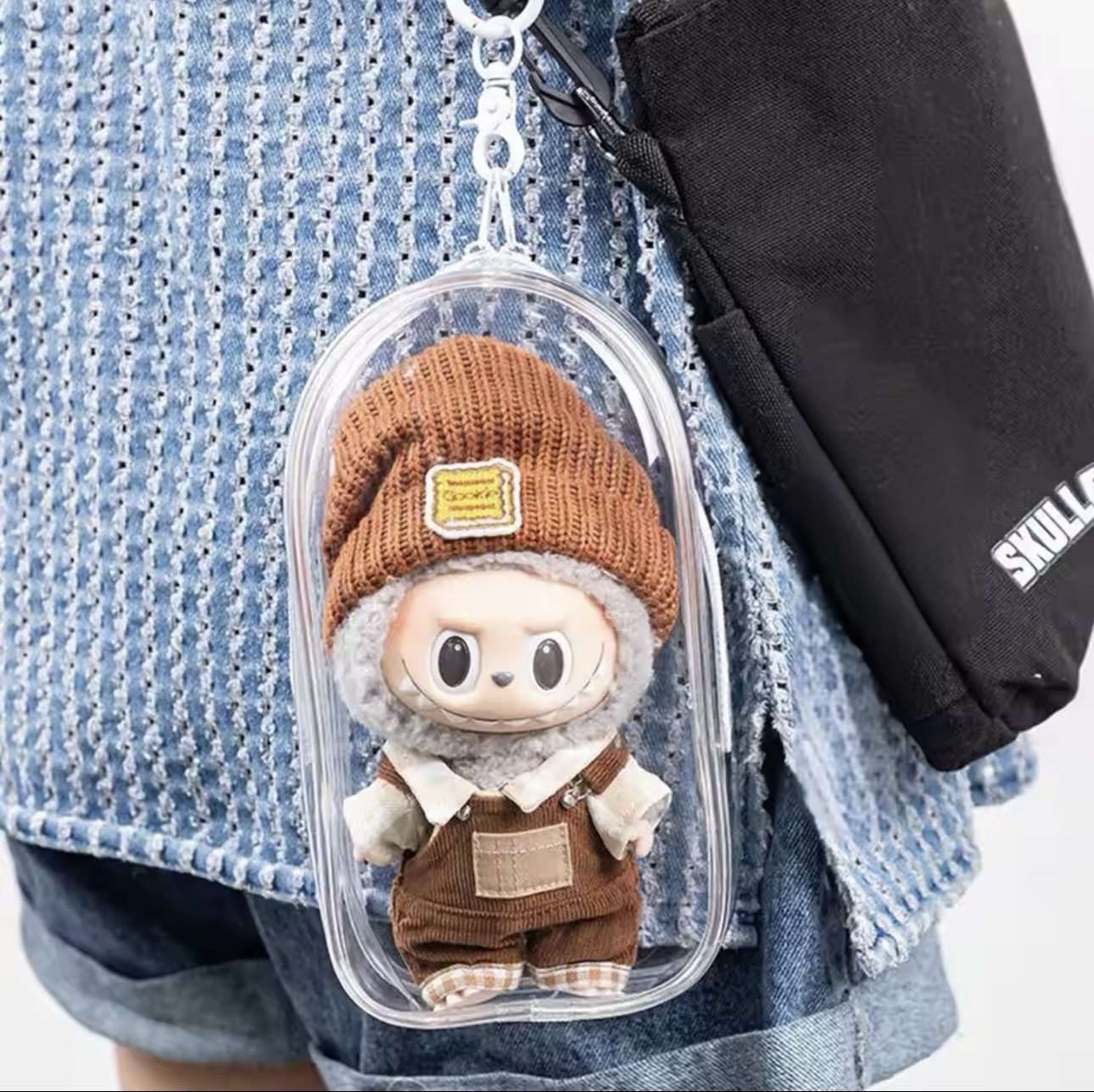 Clear storage case for Labubu/Vinyl Plush Dolls - Blind Box Mall