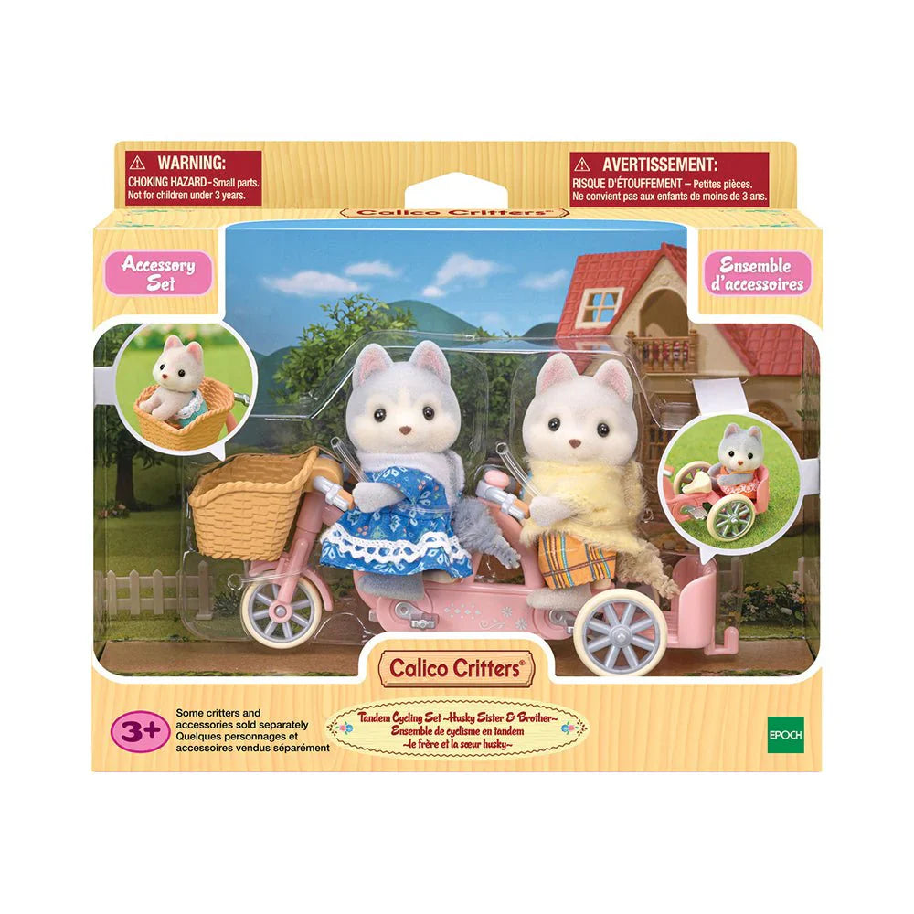 Husky Sister & Brother Tandem Cycling Set - Blind Box Mall