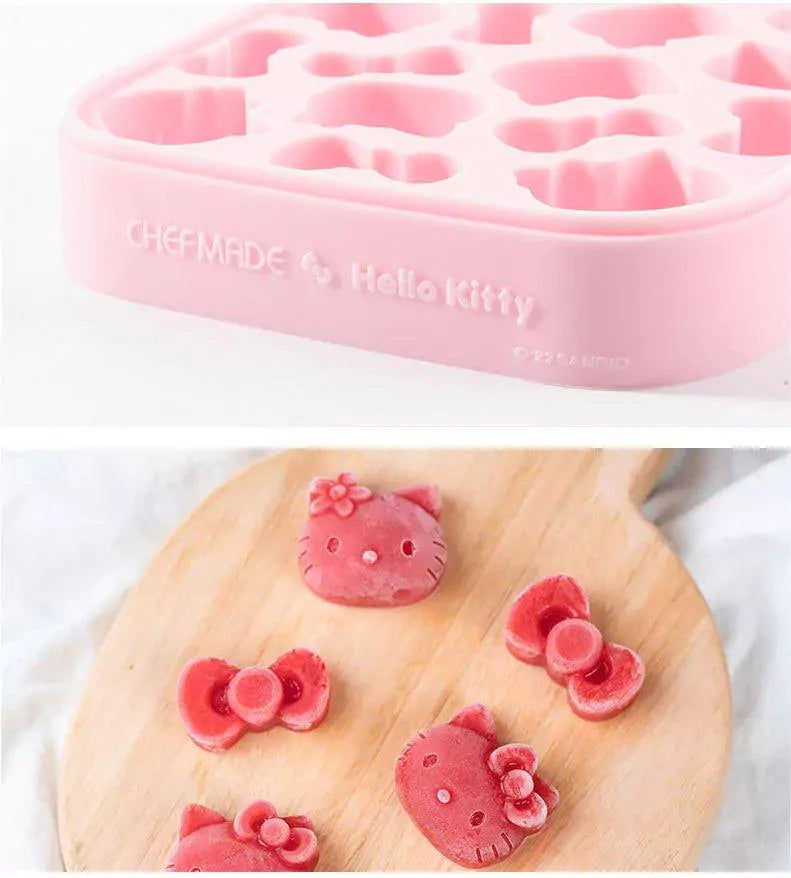 Hello Kitty Press & Pop Silicone Ice Tray