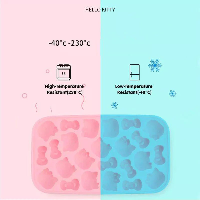 Hello Kitty Press & Pop Silicone Ice Tray