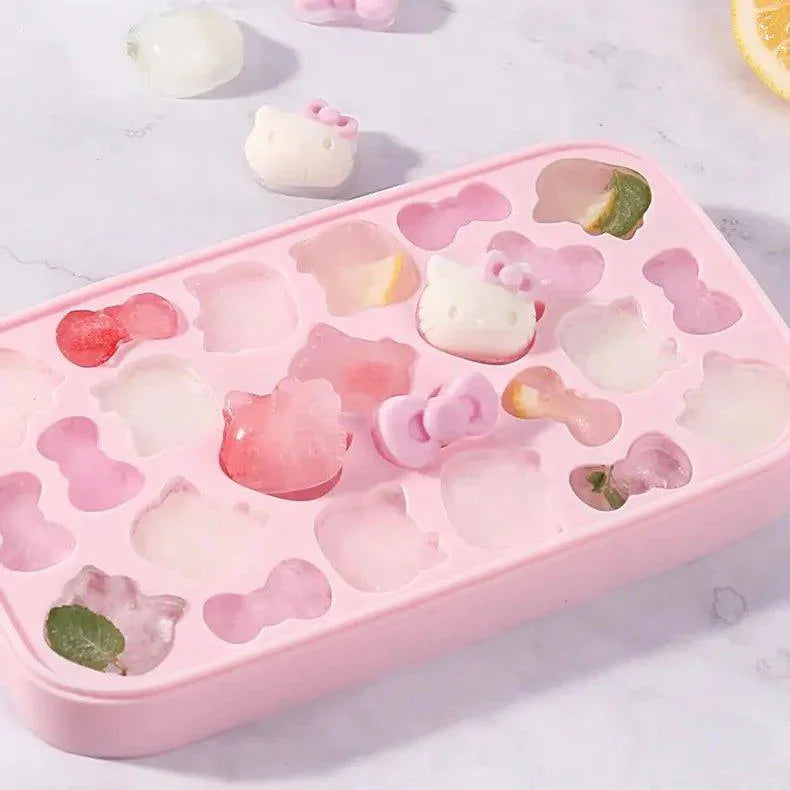 Hello Kitty Press & Pop Silicone Ice Tray