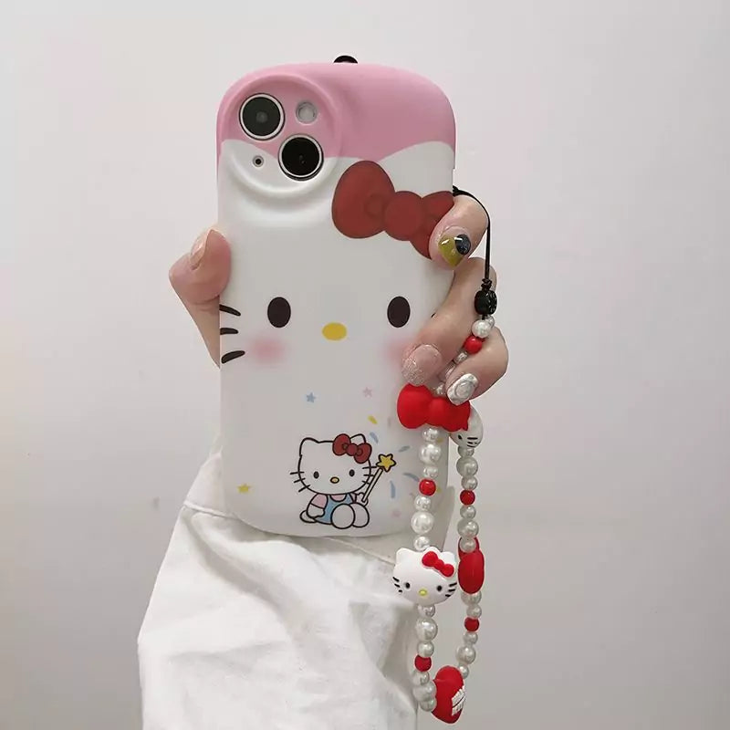 Hello Kitty Magic Wand Phone Case with Charm