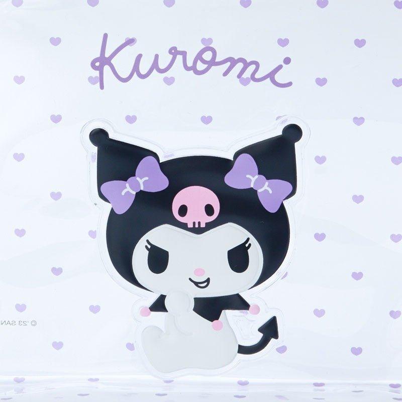 Sanrio Clear Gingham Zipper Pouch