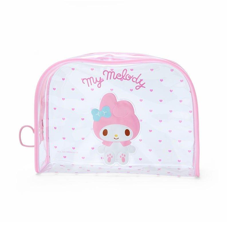 Sanrio Clear Gingham Zipper Pouch