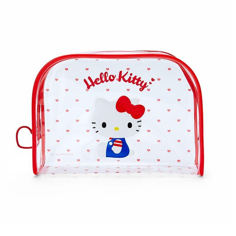 Sanrio Clear Gingham Zipper Pouch