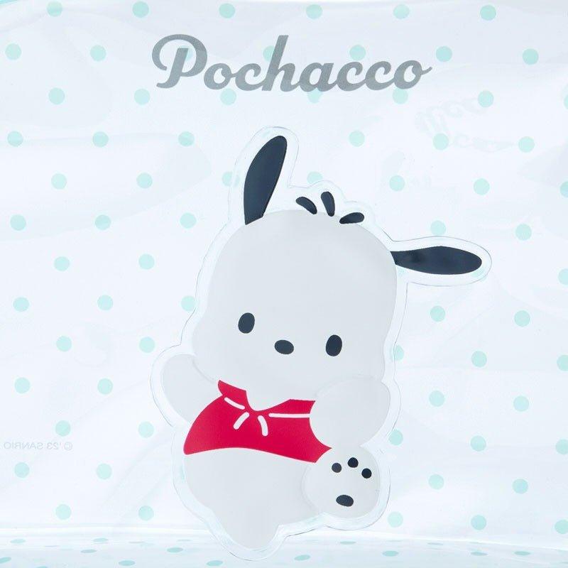 Sanrio Clear Gingham Zipper Pouch