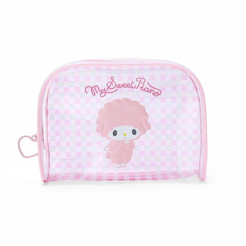 Sanrio Clear Gingham Zipper Pouch