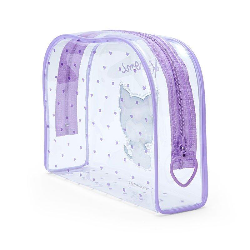 Sanrio Clear Gingham Zipper Pouch