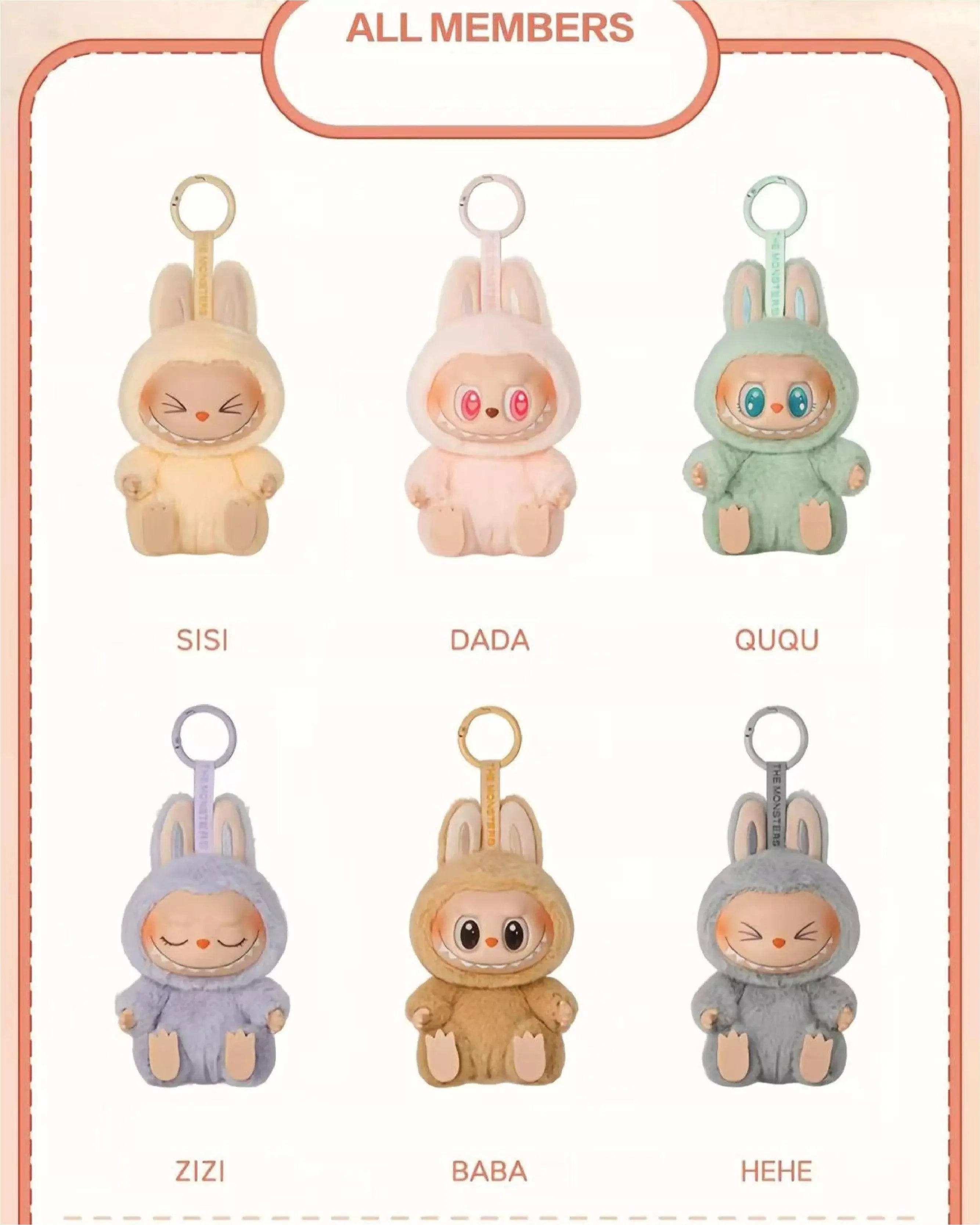 Labubu The Monsters Seated Party Vinyl Face Blind Box