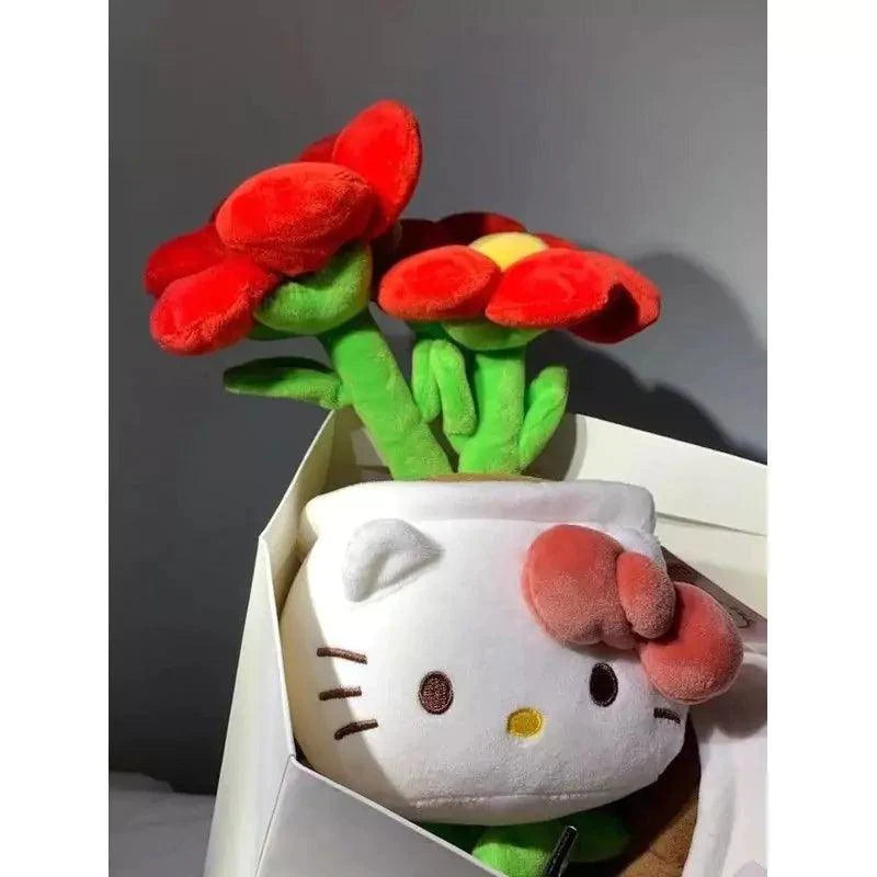 Hello Kitty Flower Pot Plushies