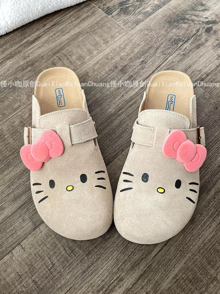 Hello Kitty Suede Soft Footbed Clogs for Women (US size)