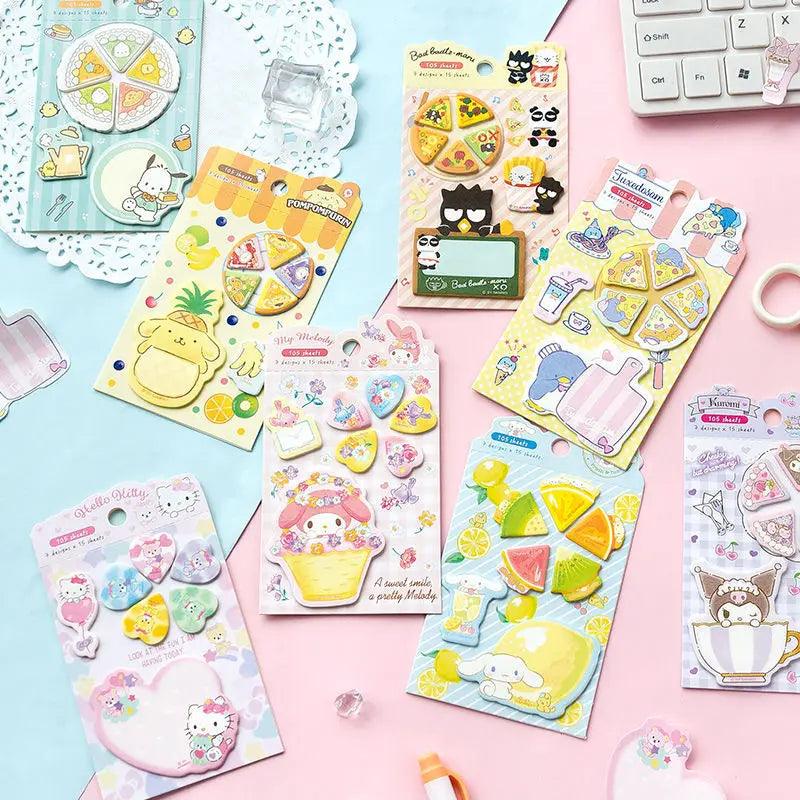Sanrio Teatime Page Marker Sticky Notes